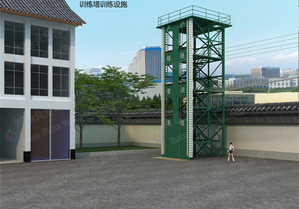 四層雙窗鋼結(jié)構(gòu)訓(xùn)練塔